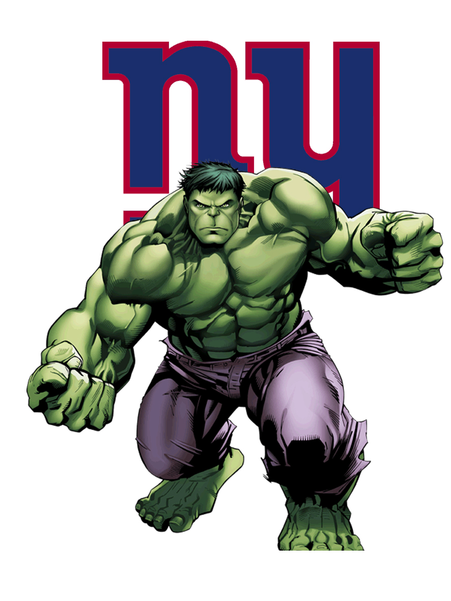 New York Giants Hulk Logo vinyl decal